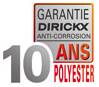 garantie 10 ans polyester