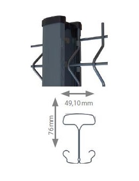 panneau rigide SECUREO hauteur 1m23